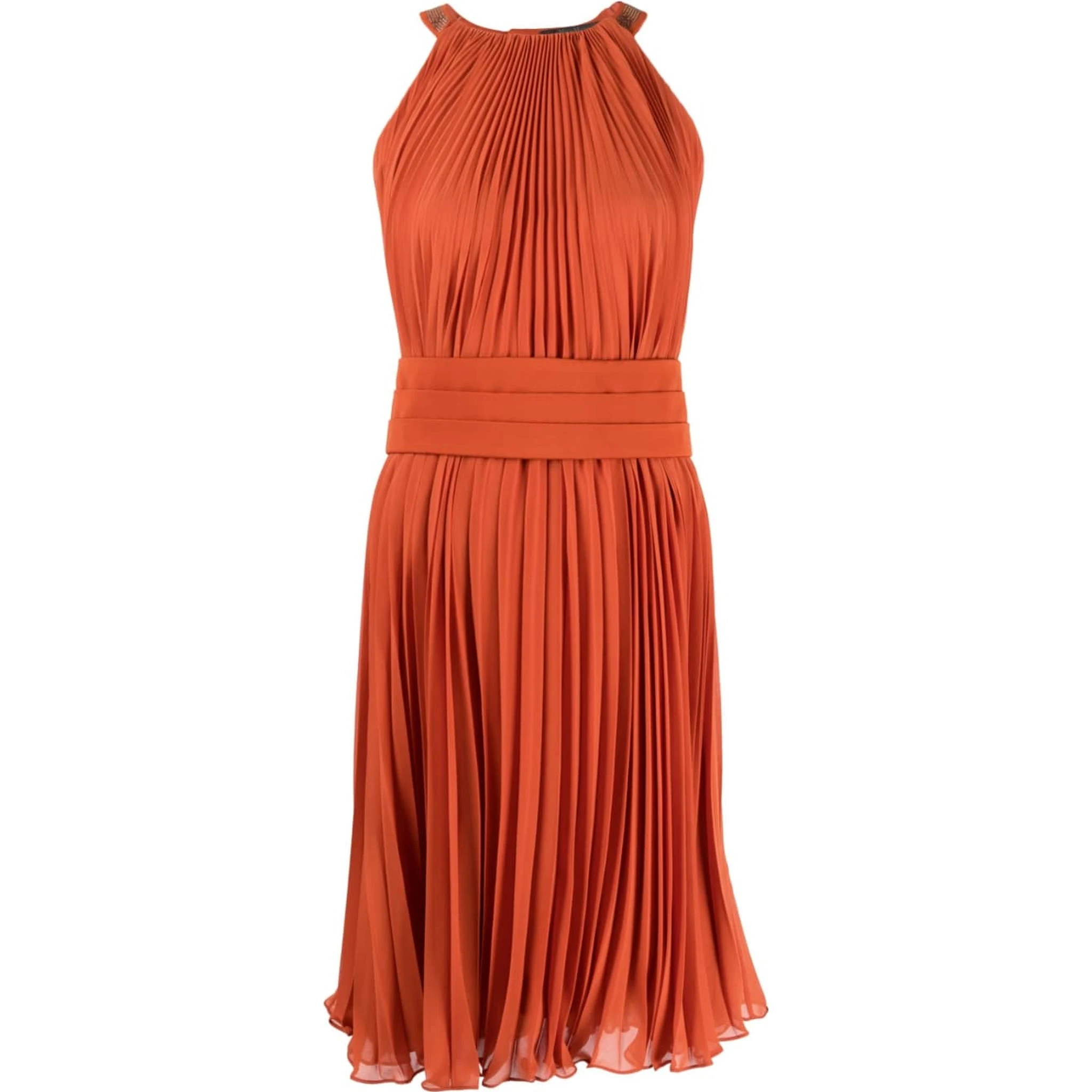 Pianoforte Pleated Midi Dress