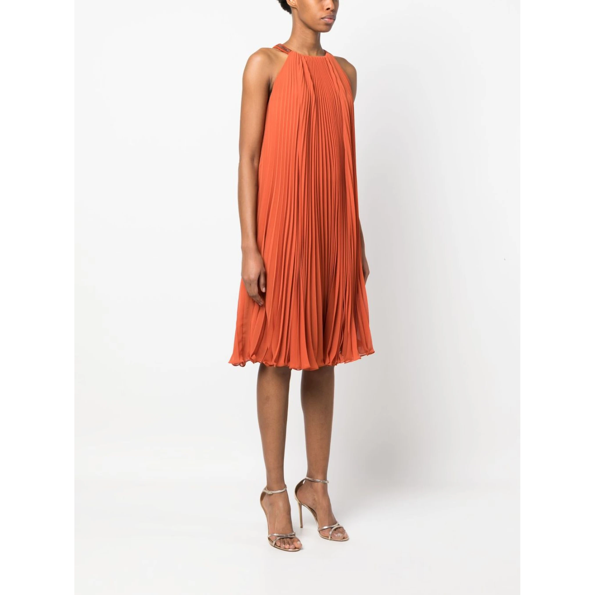 Pianoforte Pleated Midi Dress