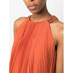 Pianoforte Pleated Midi Dress