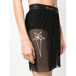 Logo Skirt In Black