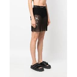Logo Skirt In Black