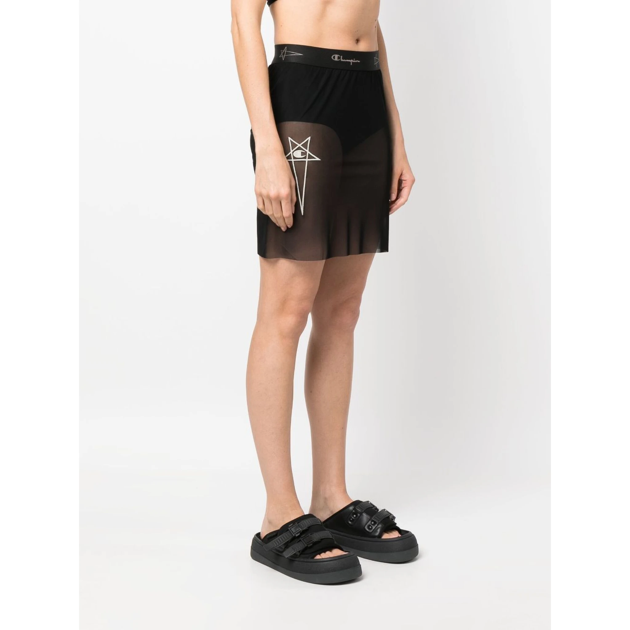 Logo Skirt In Black