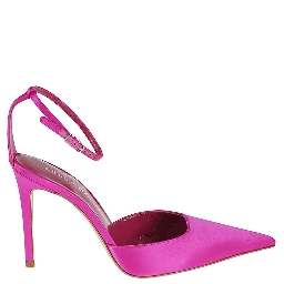 Fuchsia Fuchsia Leather Pump