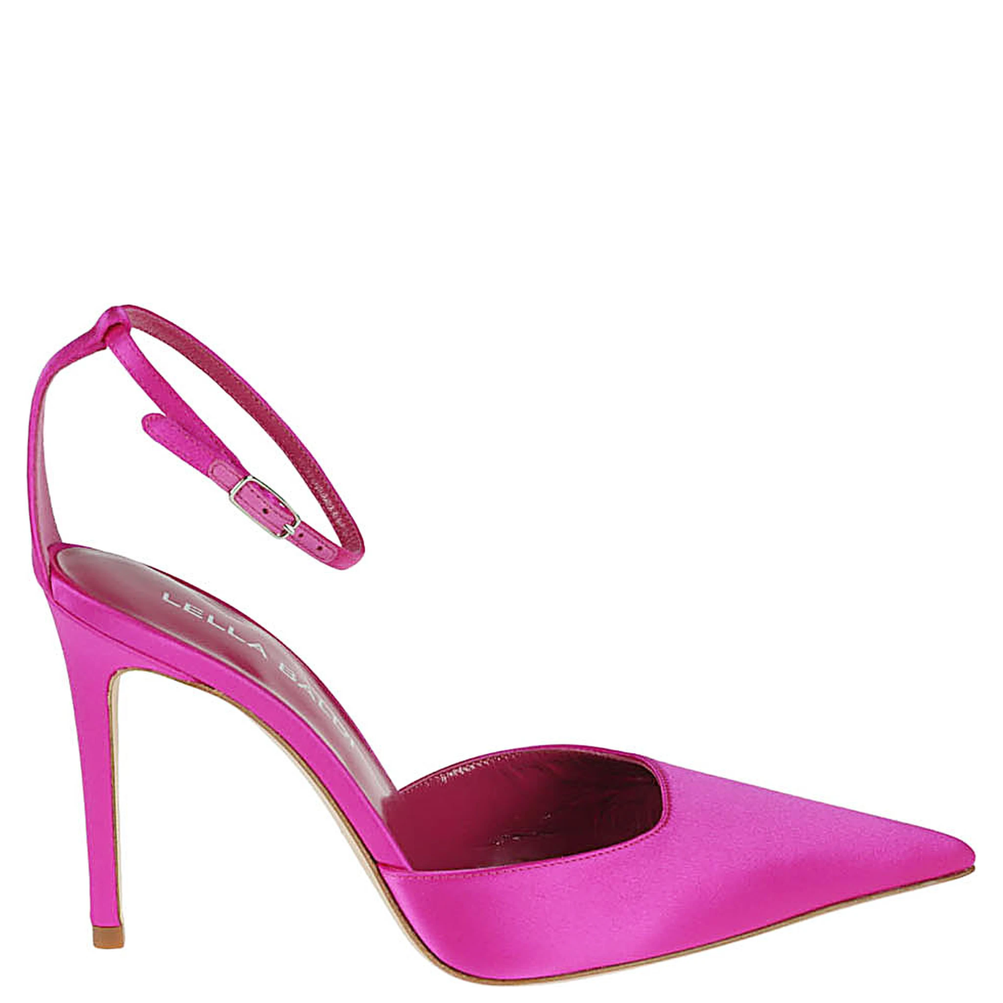 Fuchsia Fuchsia Leather Pump