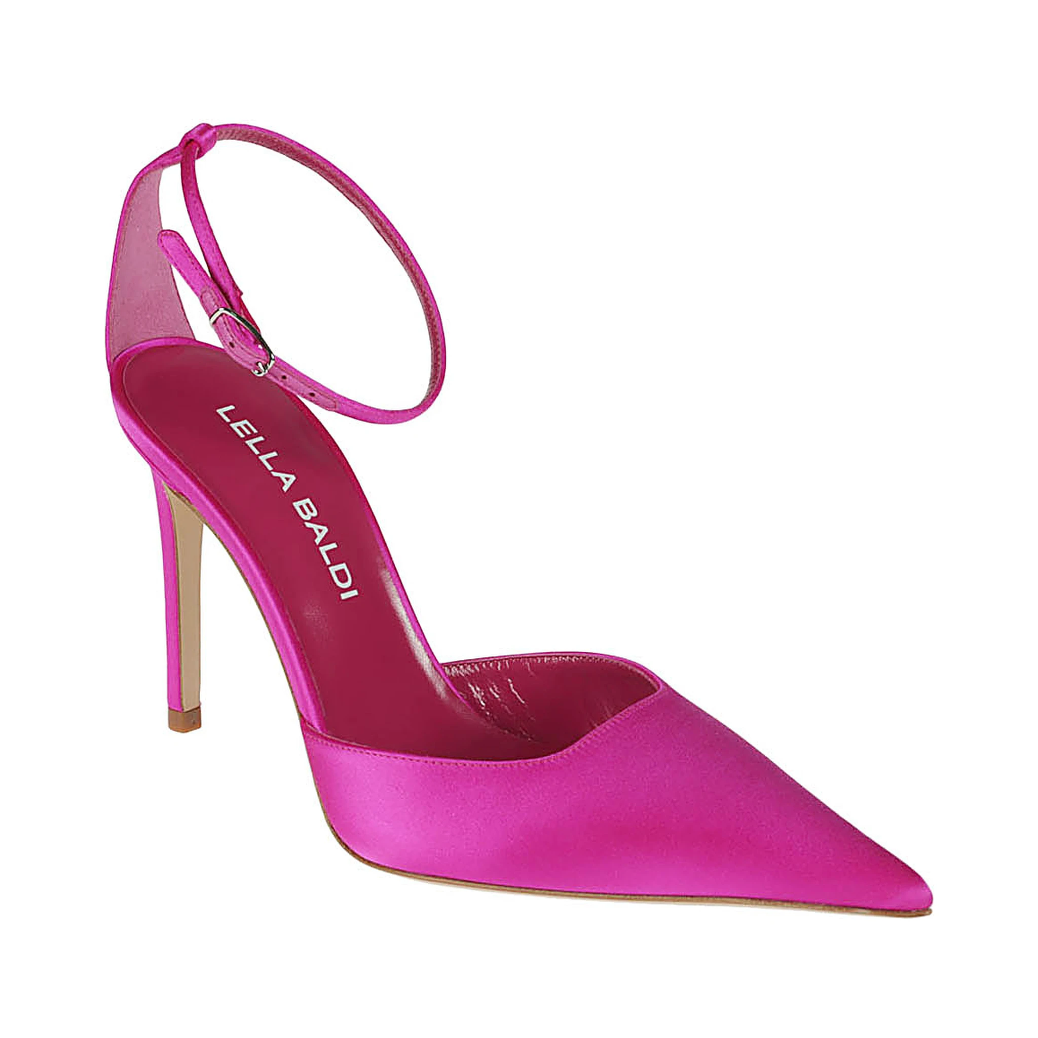 Fuchsia Fuchsia Leather Pump