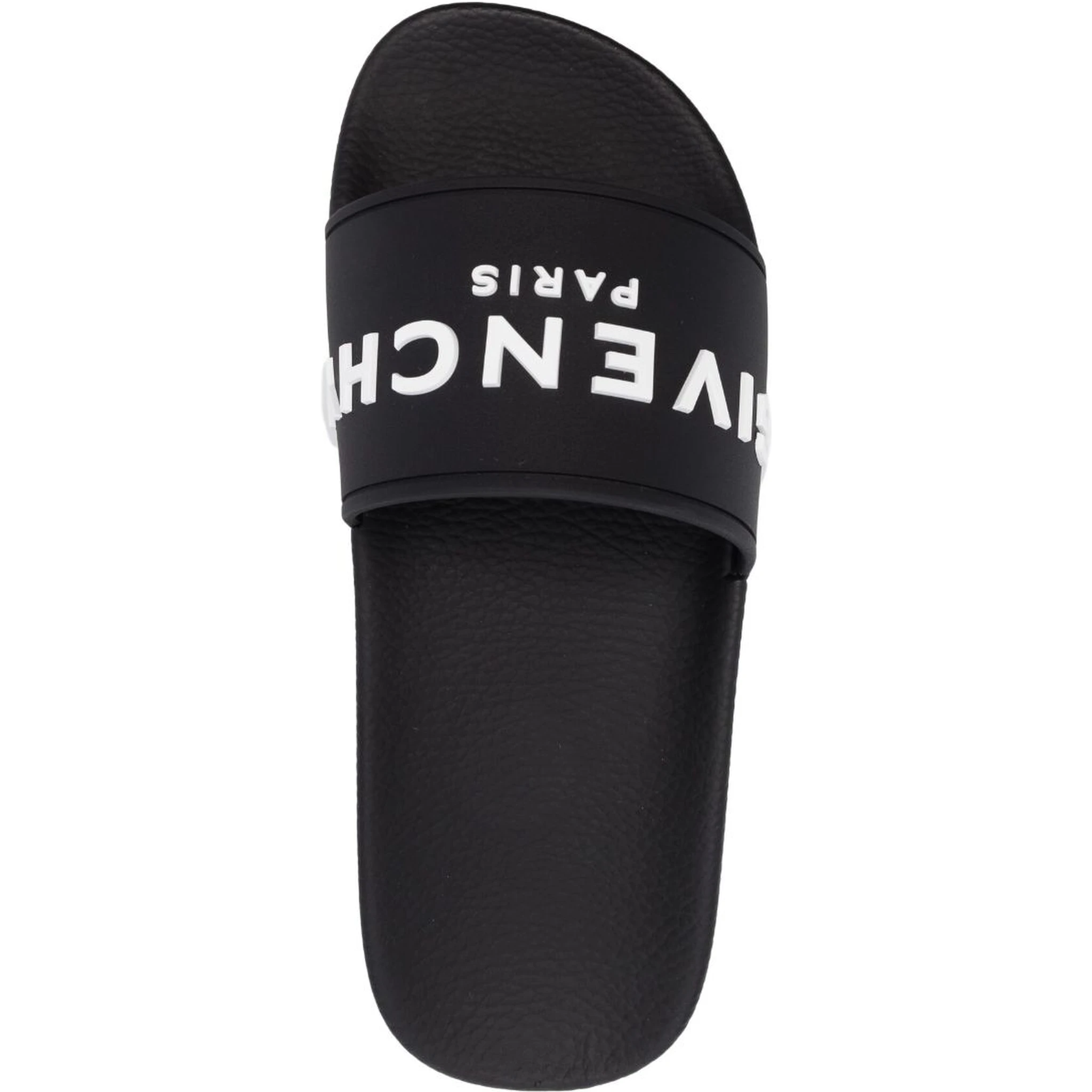 Black Logo-Print Pool Slides