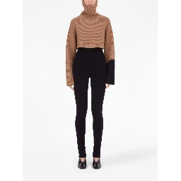 colour-block ribbed jumper