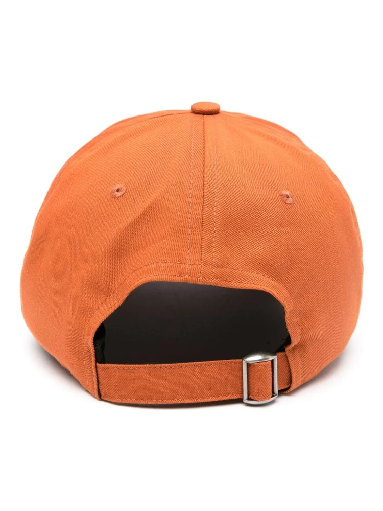 Circle logo-embroidered cap alternative