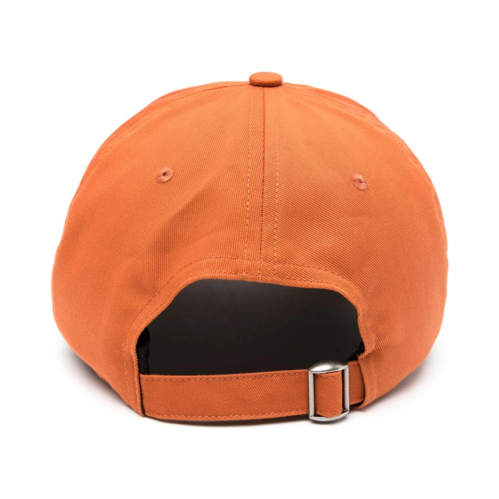 Circle logo-embroidered cap