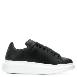 Black Oversize Leather Sneaker