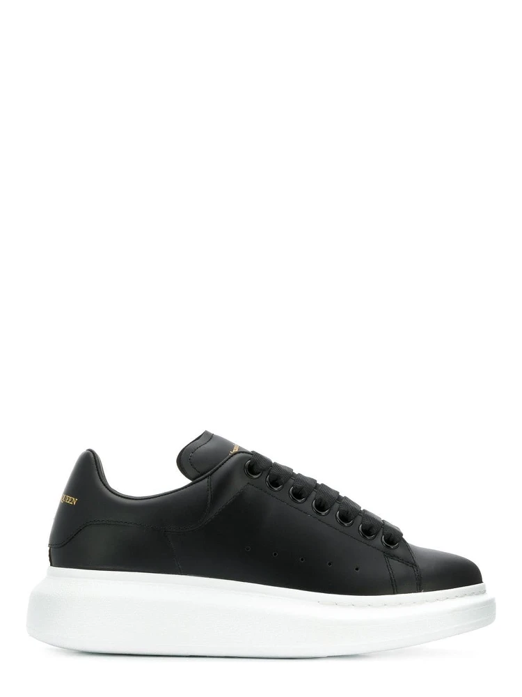 Black Oversize Leather Sneaker