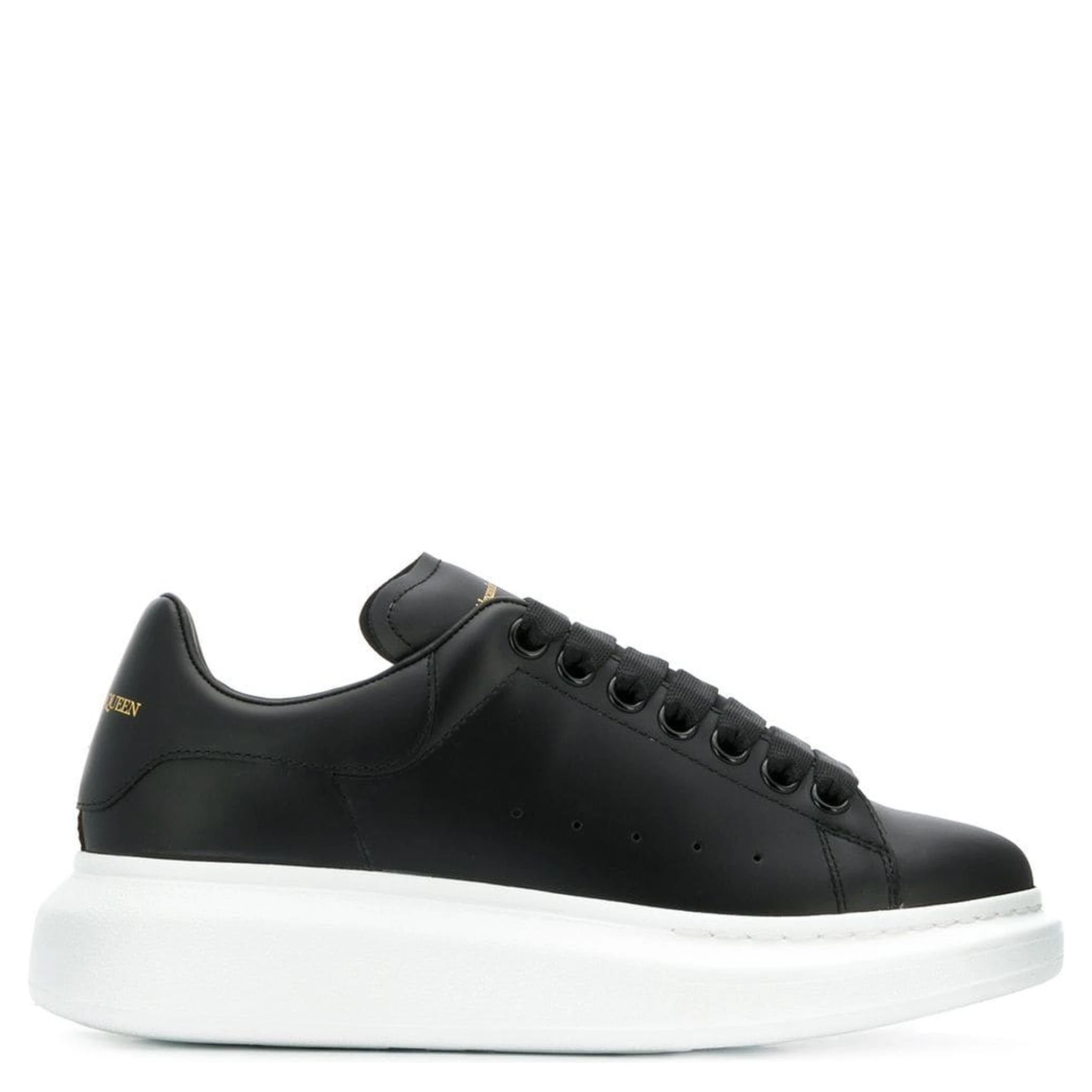 Black Oversize Leather Sneaker
