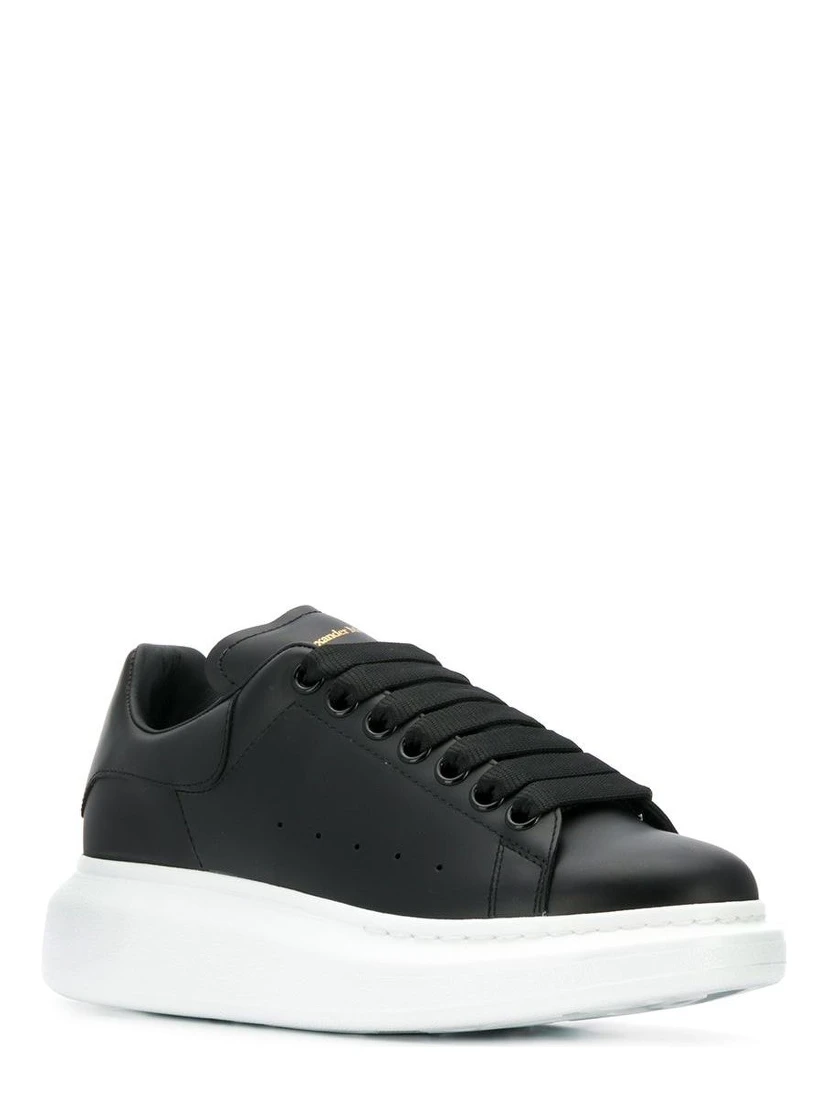 Black Oversize Leather Sneaker