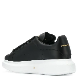 Black Oversize Leather Sneaker