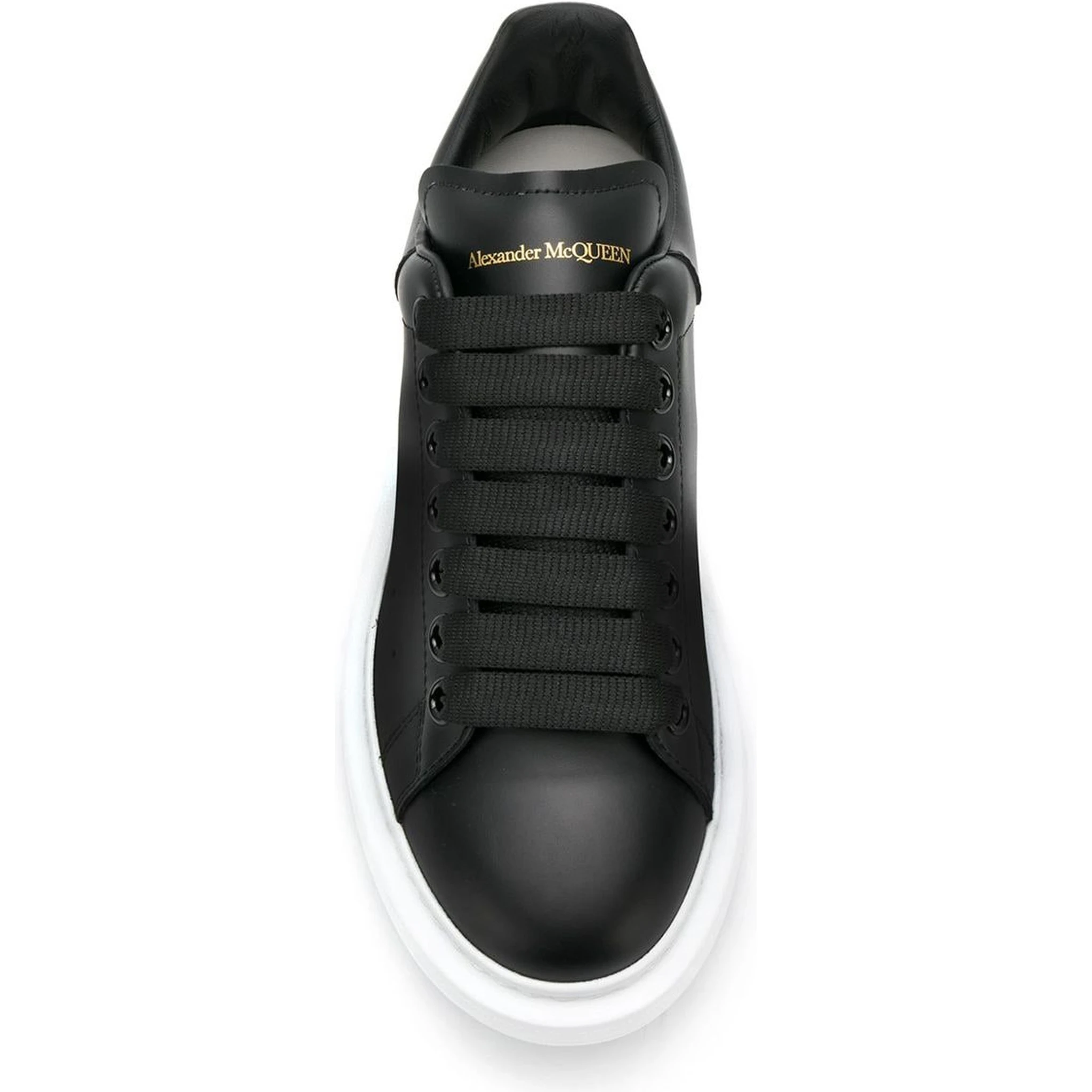 Black Oversize Leather Sneaker