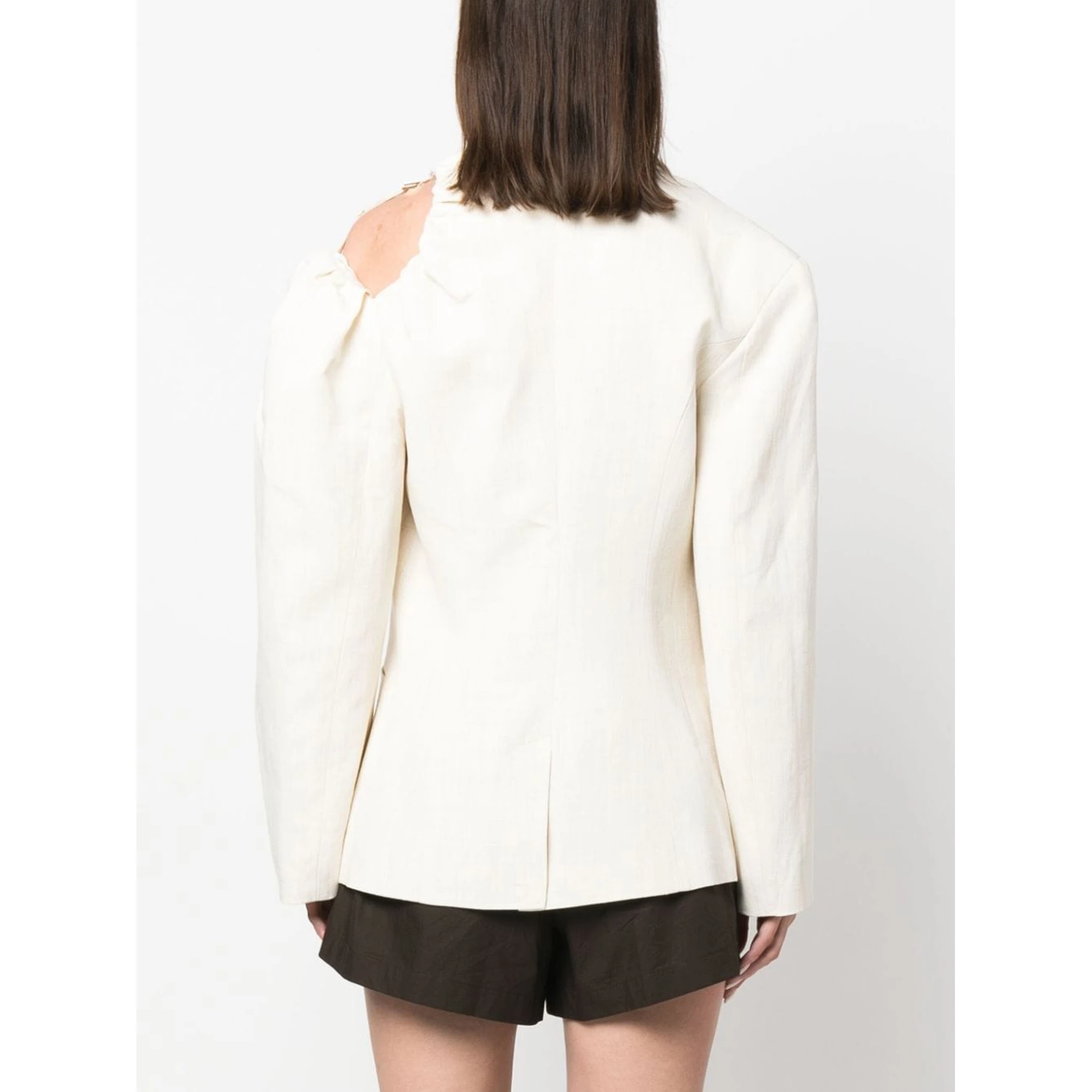 La Veste Galliga Blazer Jacket In Off-White