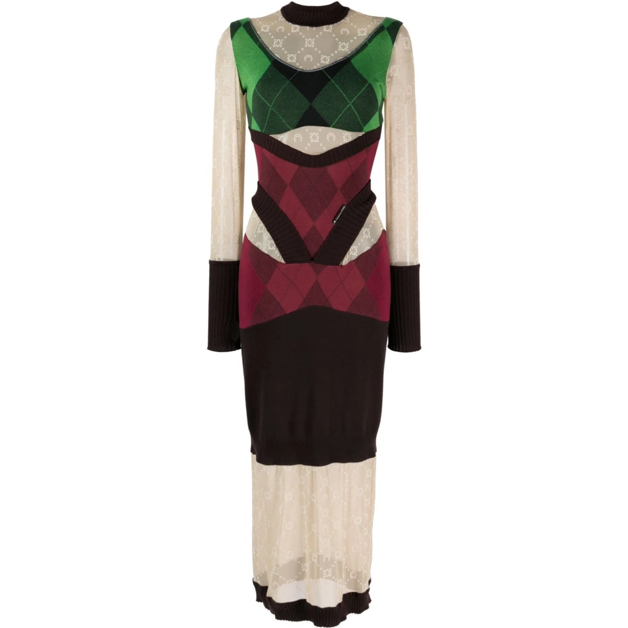 MARINE SERRE Dresses Green