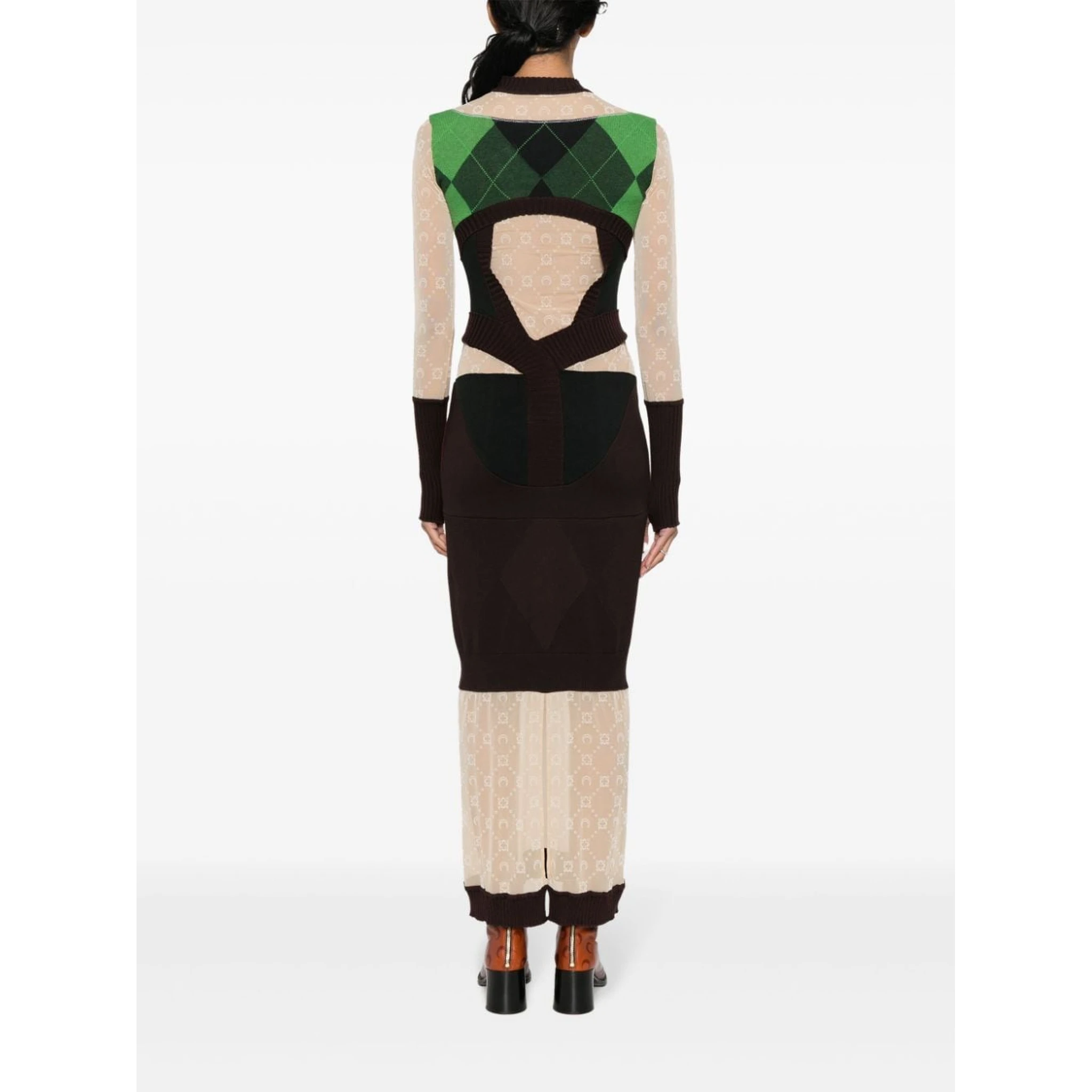 MARINE SERRE Dresses Green