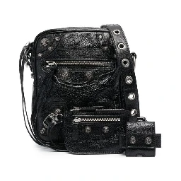 Black Le Cagole Crossbody Bag
