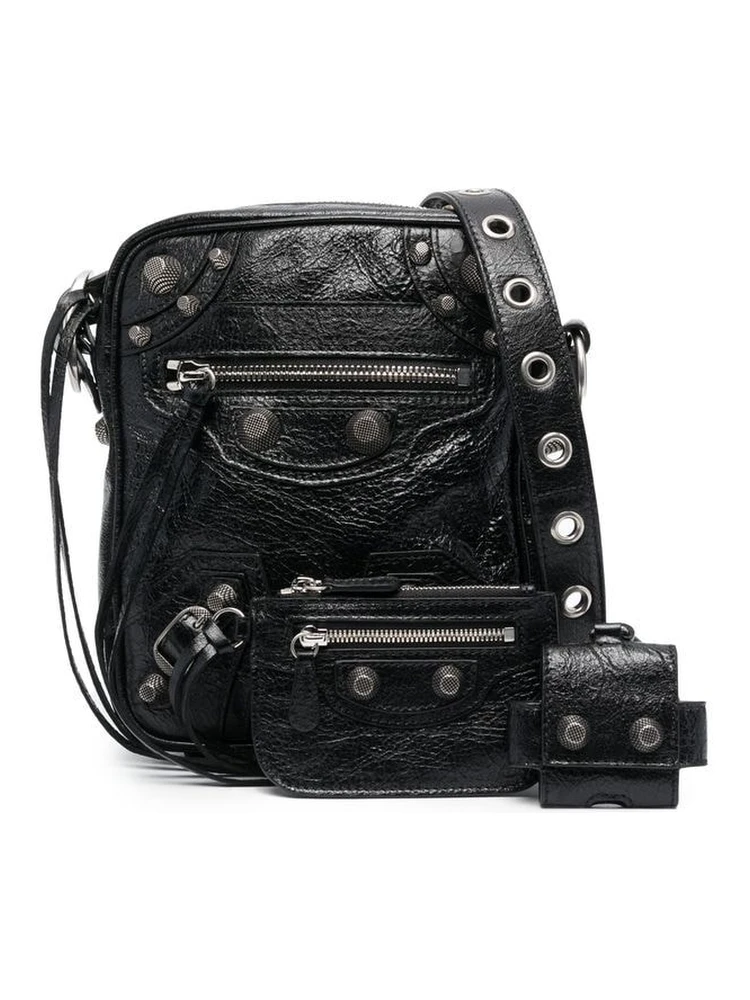 Black Le Cagole Crossbody Bag