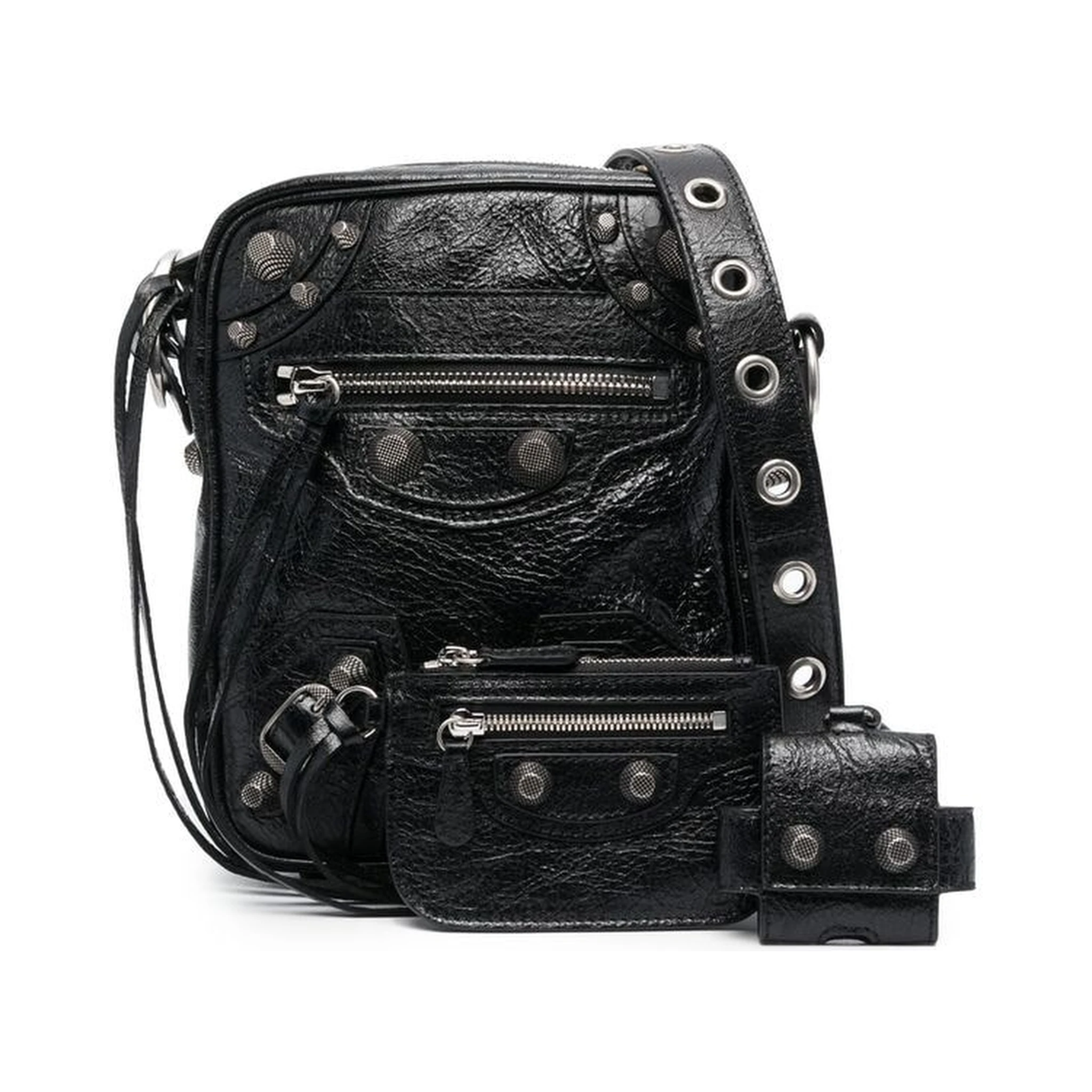 Black Le Cagole Crossbody Bag