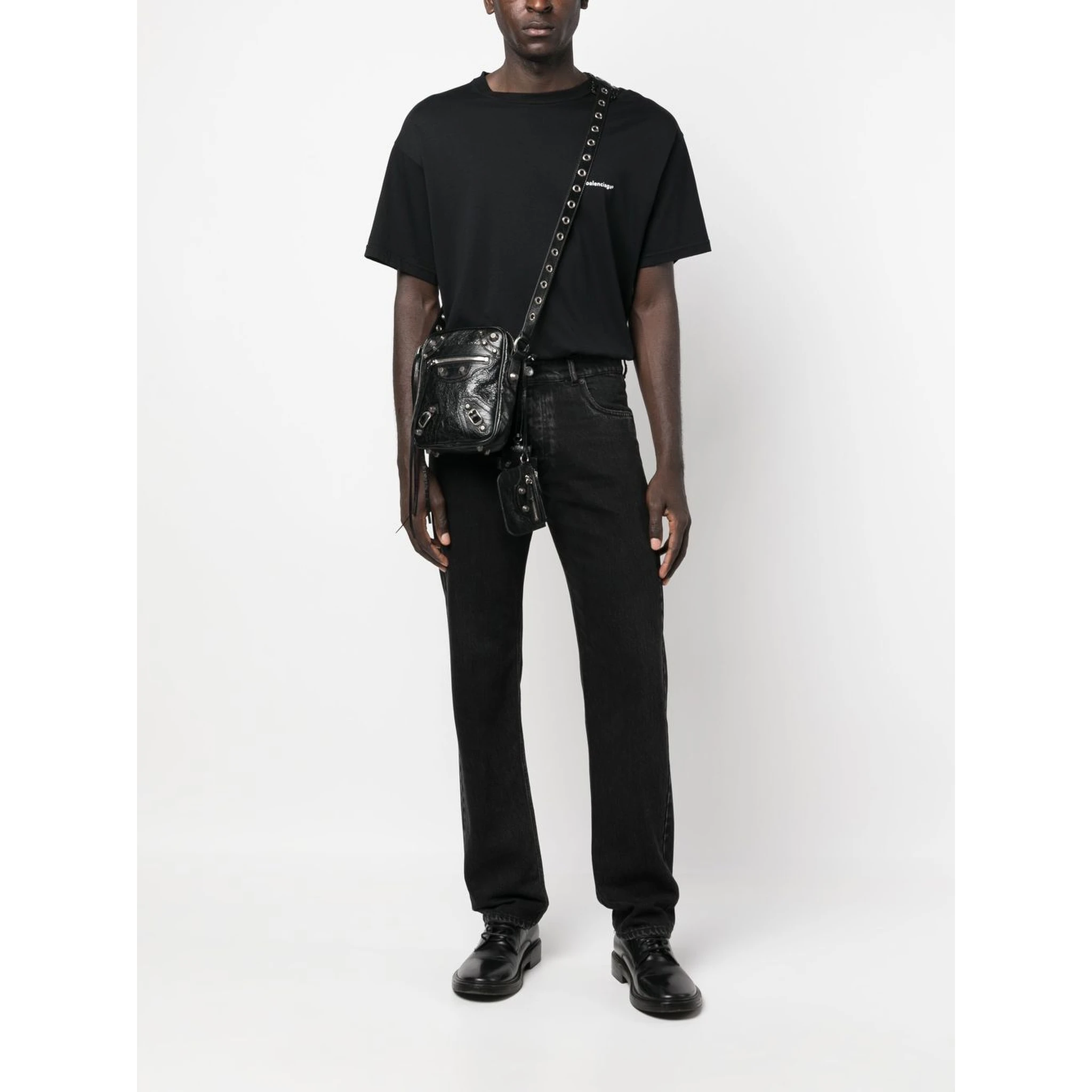 Black Le Cagole Crossbody Bag