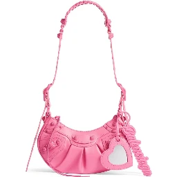 Fuchsia Pink Le Cagole Shoulder Bag