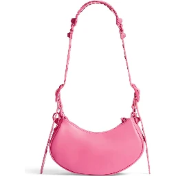 Fuchsia Pink Le Cagole Shoulder Bag