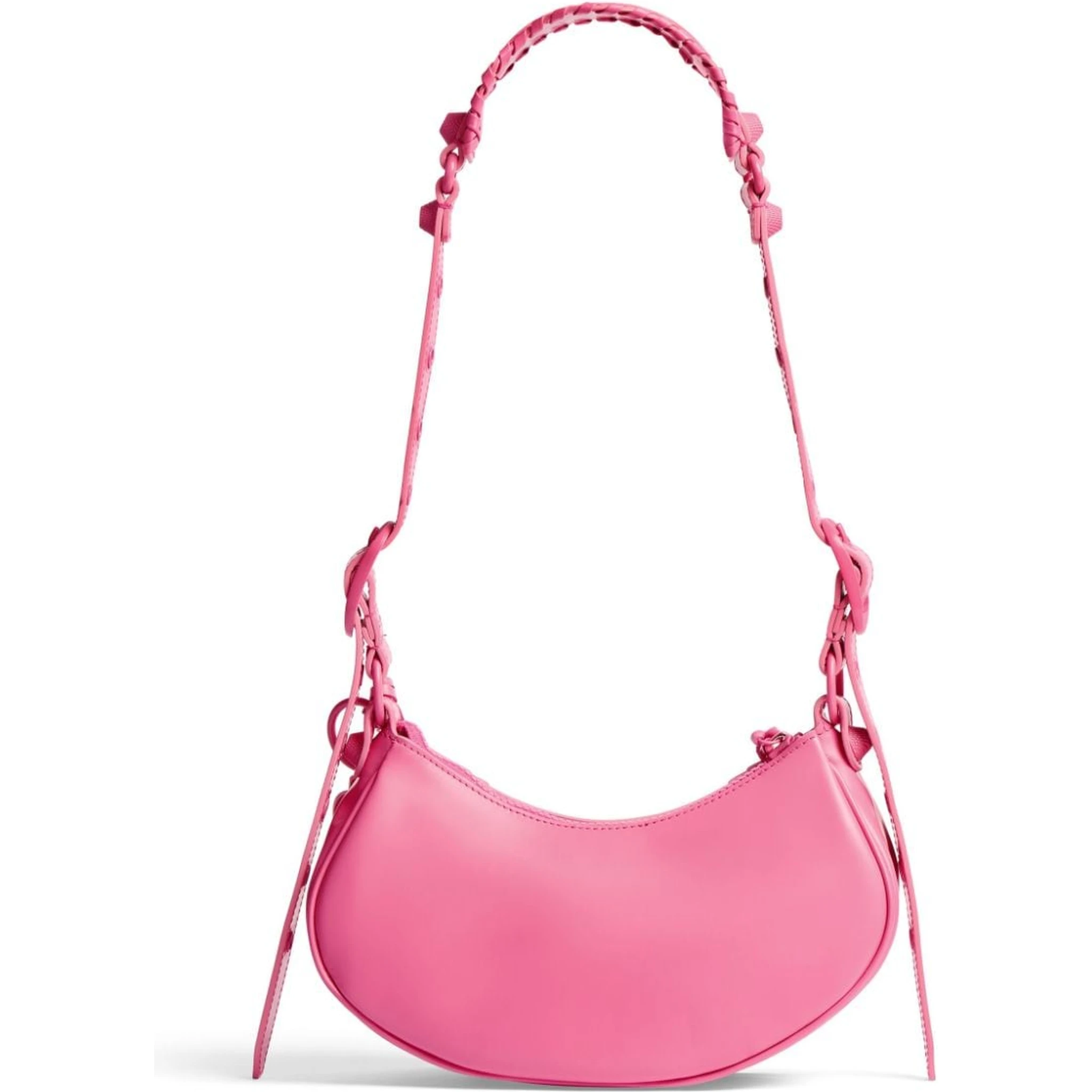 Fuchsia Pink Le Cagole Shoulder Bag