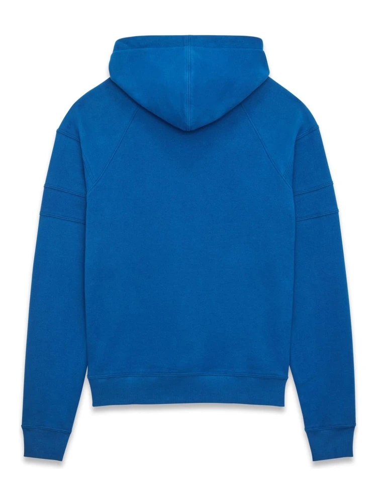 Saint Laurent logo-embroidered cotton hoodie alternative