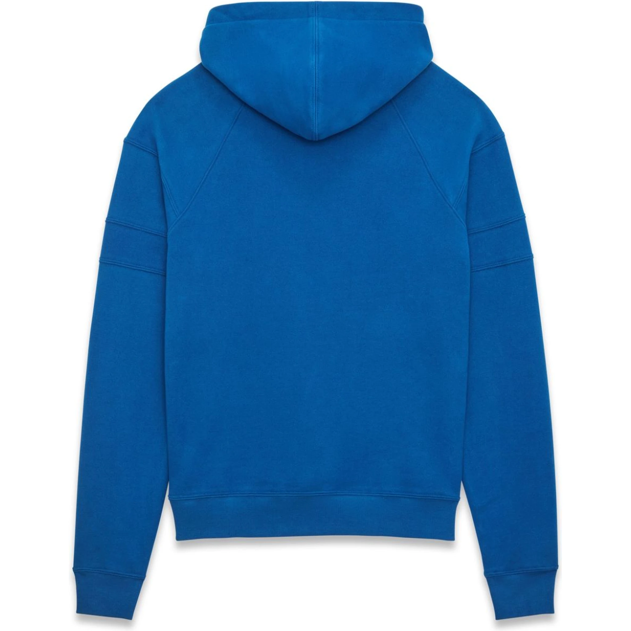 Saint Laurent logo-embroidered cotton hoodie