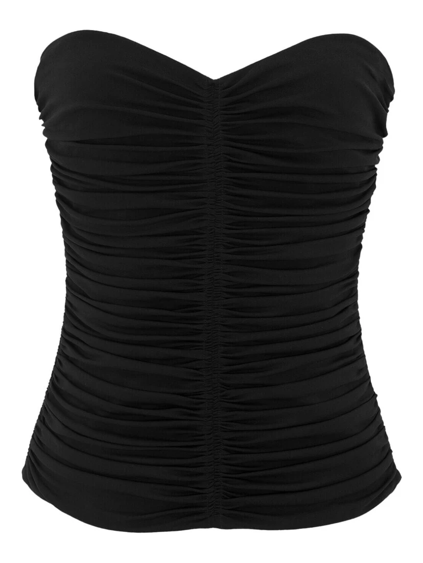 Black Viscose Top