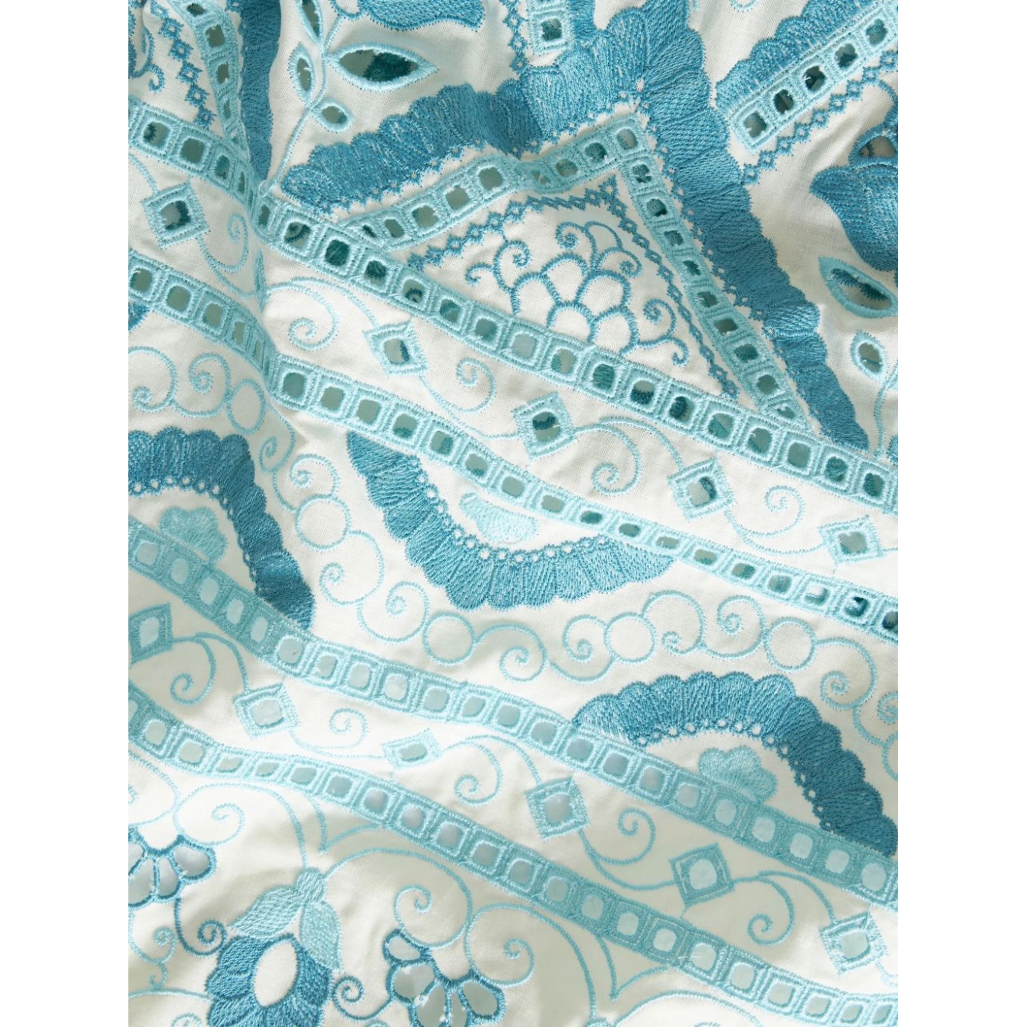 broderie anglaise flared dre