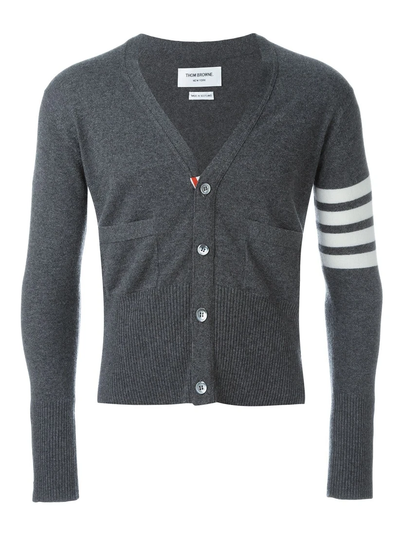 4-Bar cashmere cardigan