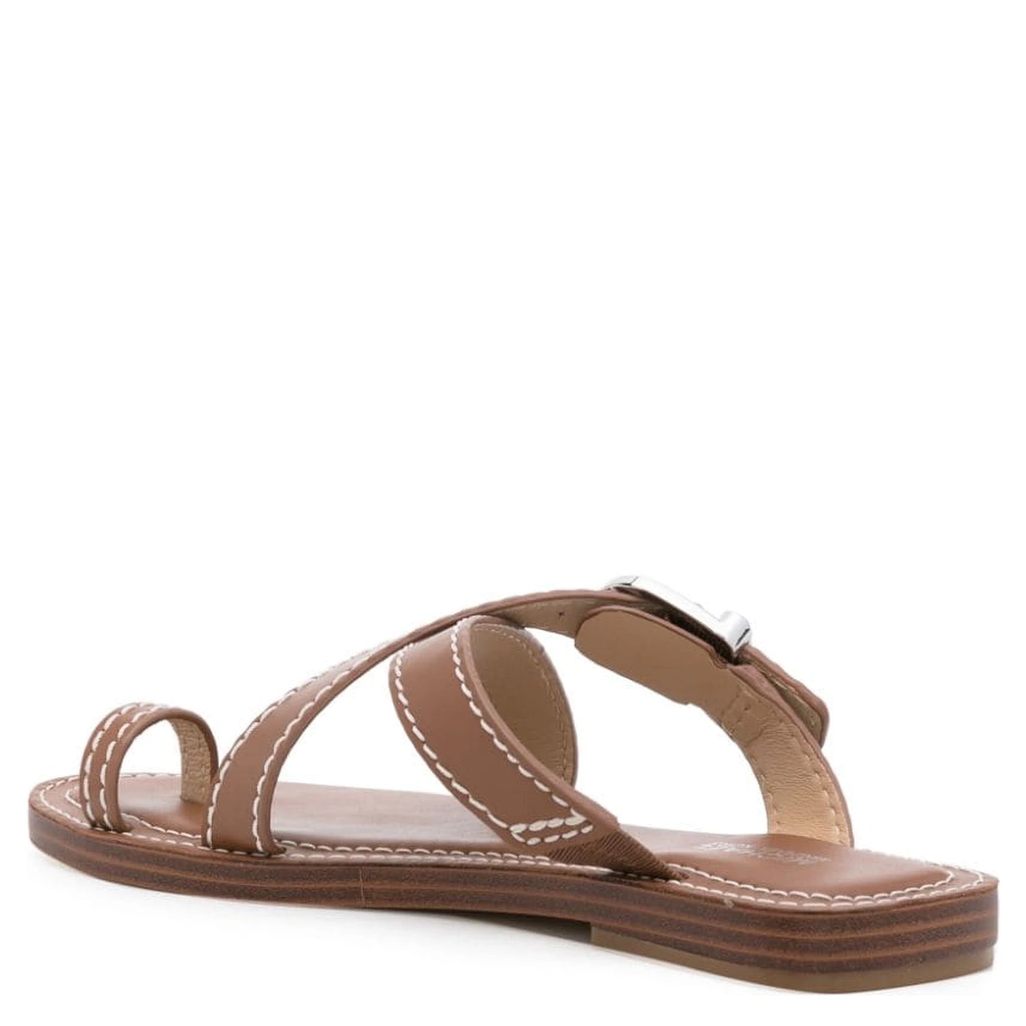 MMK Sandals Leather Brown