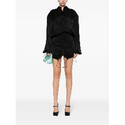 Jacquard Logo Mini Dress In Black