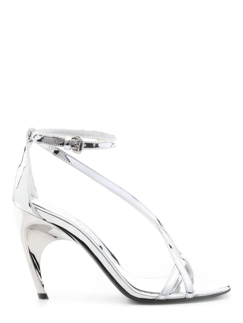 Twisted Armadillo 95mm patent sandal