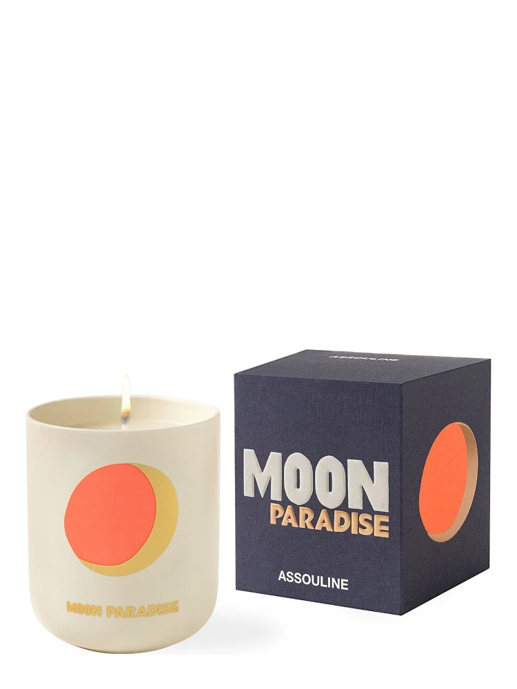 Travel From Home Moon Paradise Candle In Creme