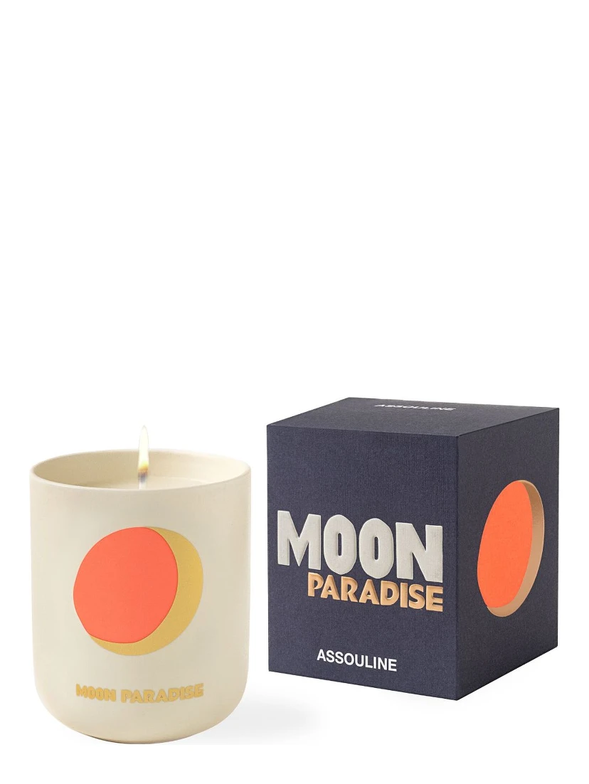 Travel From Home Moon Paradise Candle In Creme