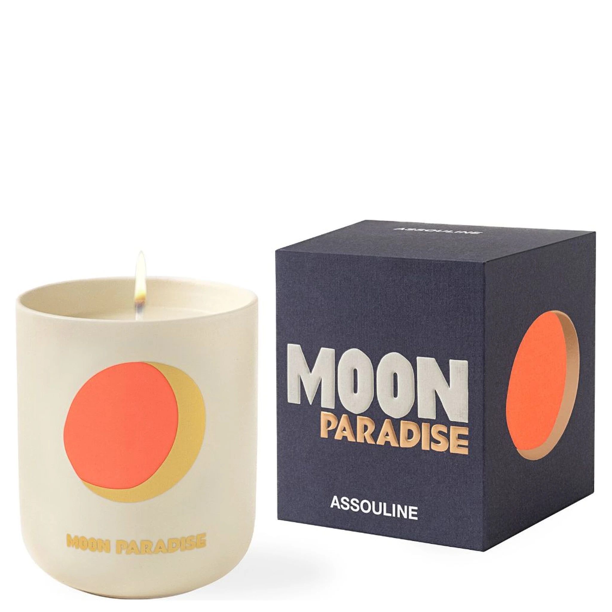 Travel From Home Moon Paradise Candle In Creme