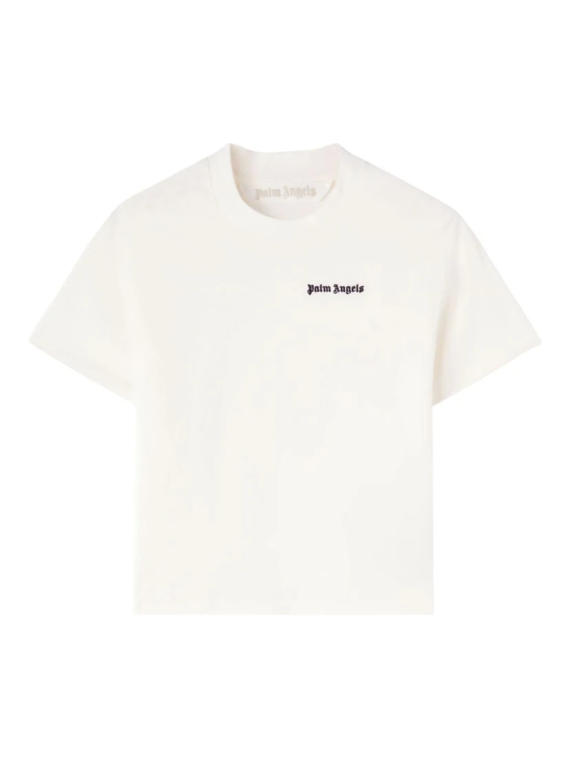 embroidered-logo crew-neck T-shirt