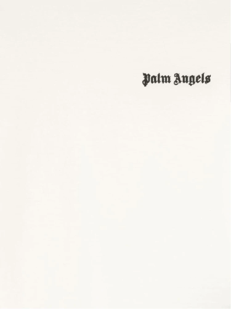 embroidered-logo crew-neck T-shirt alternative