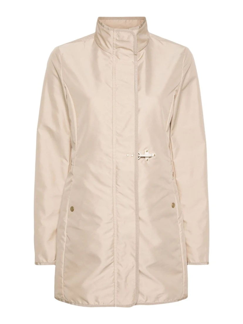 Easy Virginia Raincoat In Beige