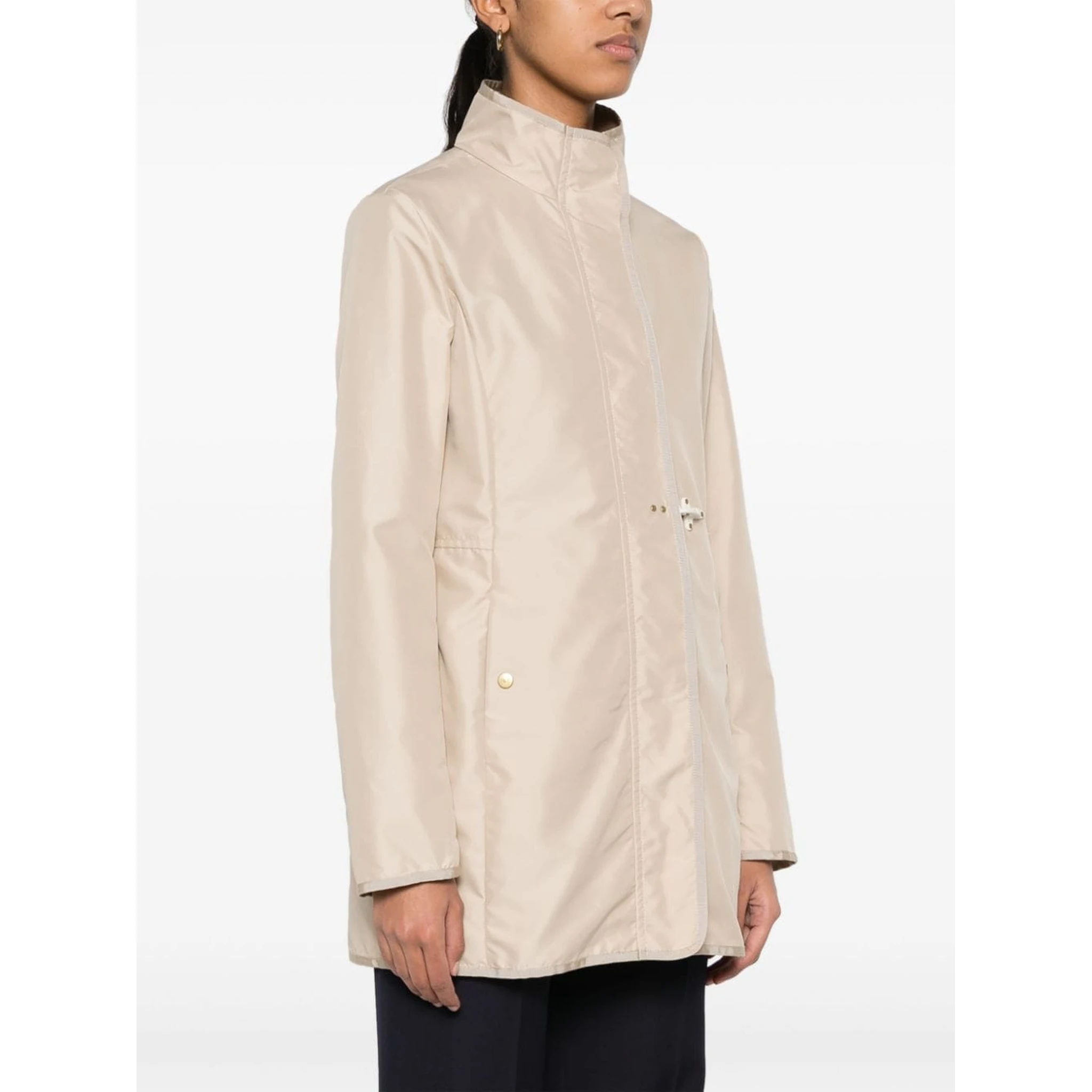 Easy Virginia Raincoat In Beige