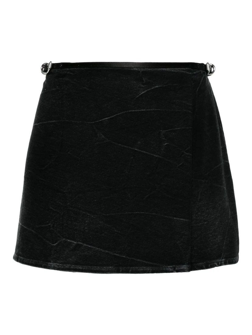 Voyou denim mini skirt