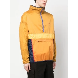 colour-block zip-up padded gilet