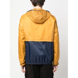 colour-block zip-up padded gilet