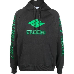 Racing Eco logo-embroidered hoodie