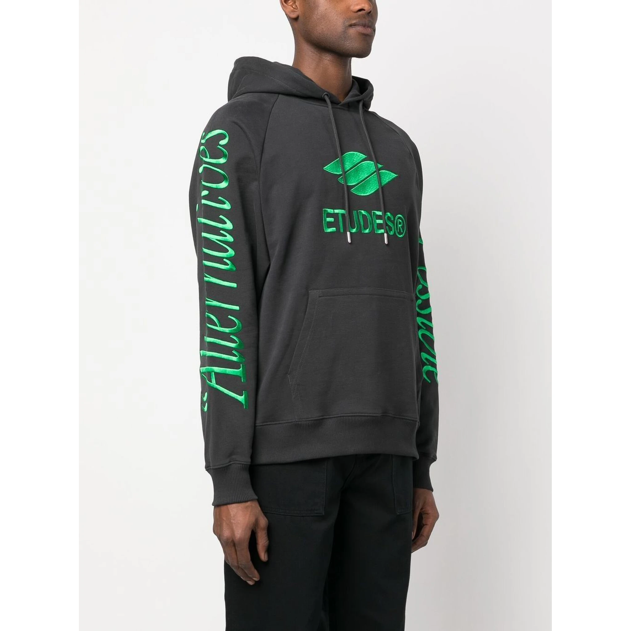 Racing Eco logo-embroidered hoodie