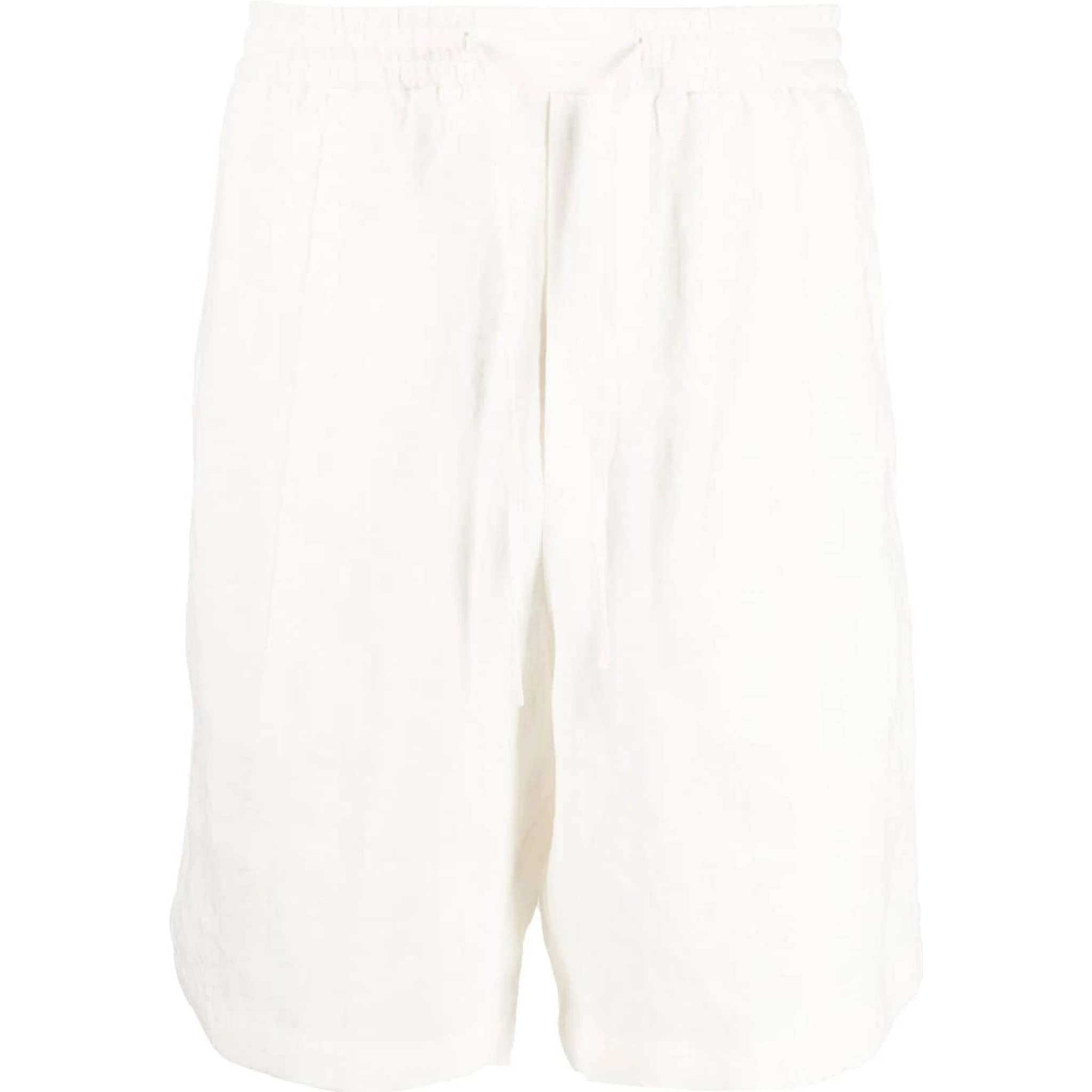 Drawstring-waist Cotton Shorts